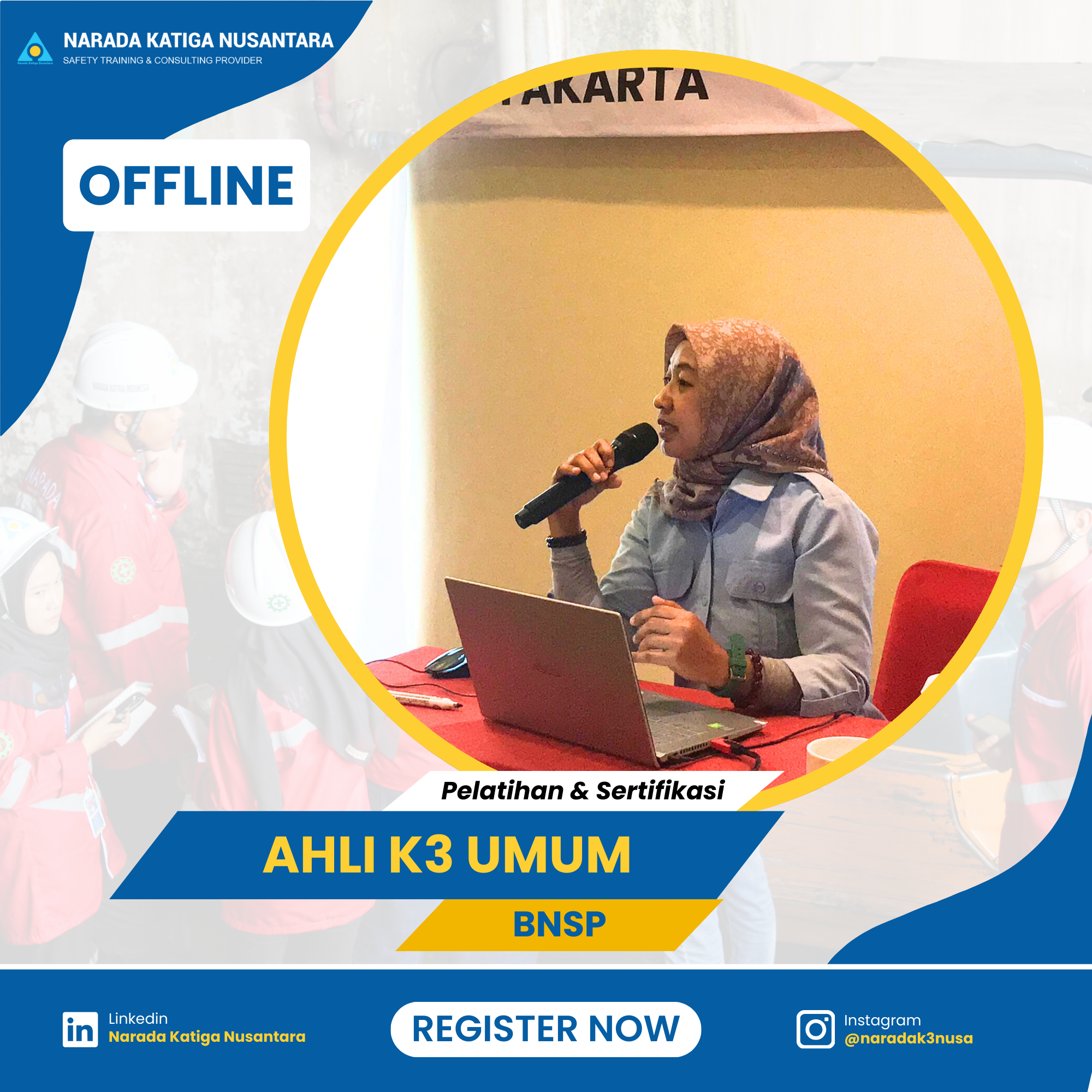 Pelatihan Ahli K3 Umum BNSP - Offline
